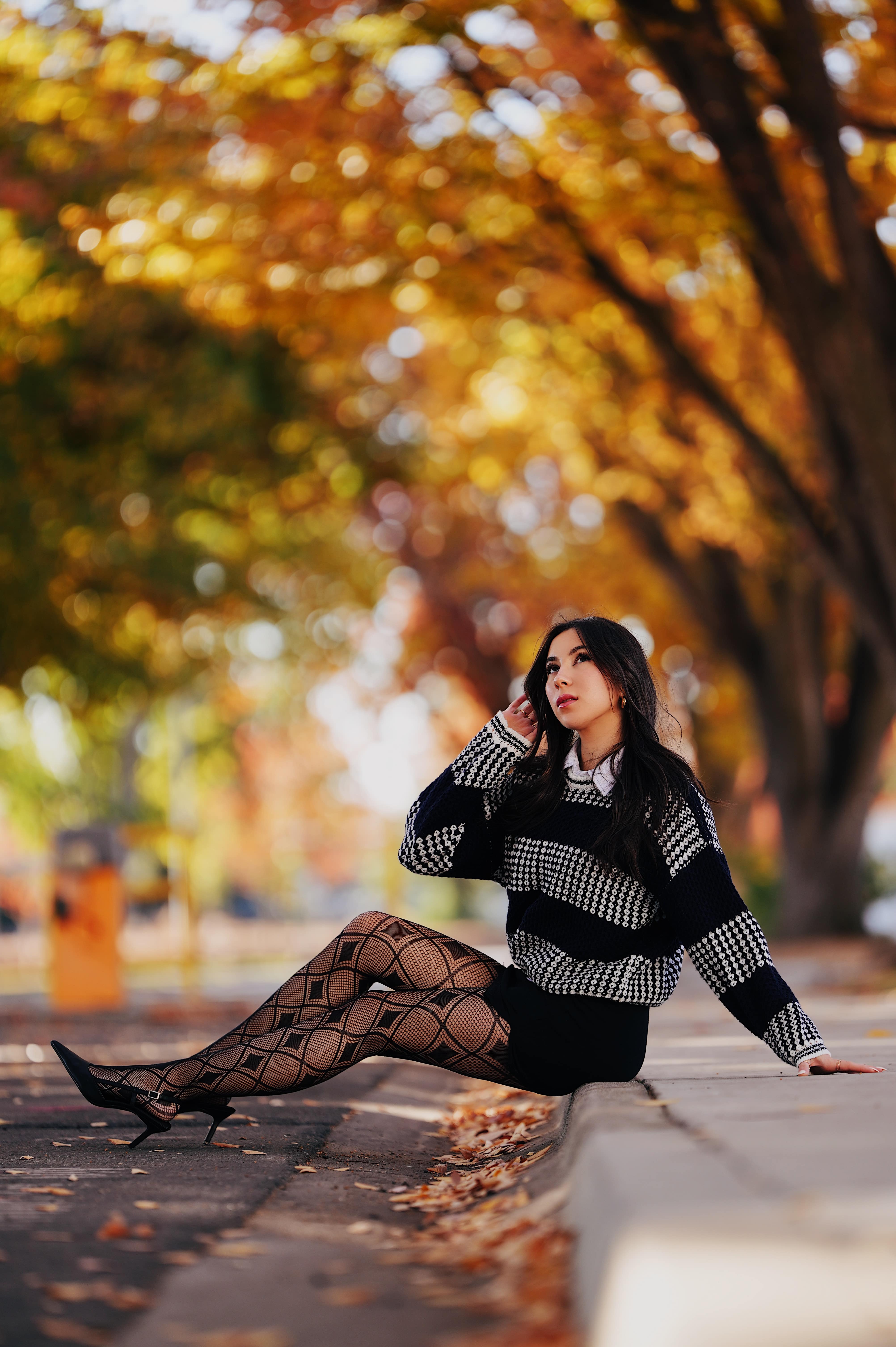 Sitting Pose with extended leg | Sony A7iv | Model: arsishakirova