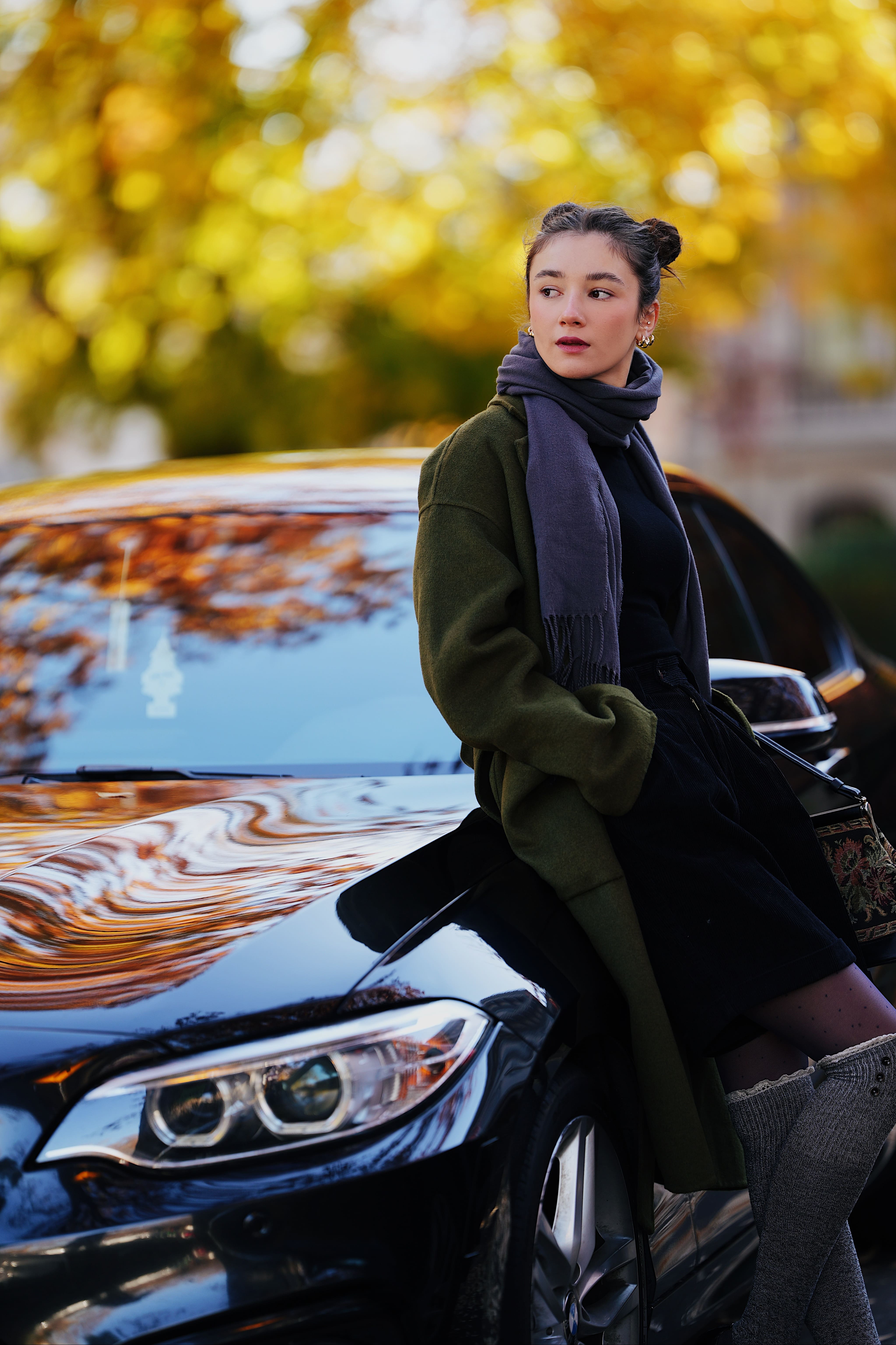 Samyang 135mm Bokeh Portrait, ISO 100, 1/320s, F1.8 | Model: rosinashakirova | Sony A7iv