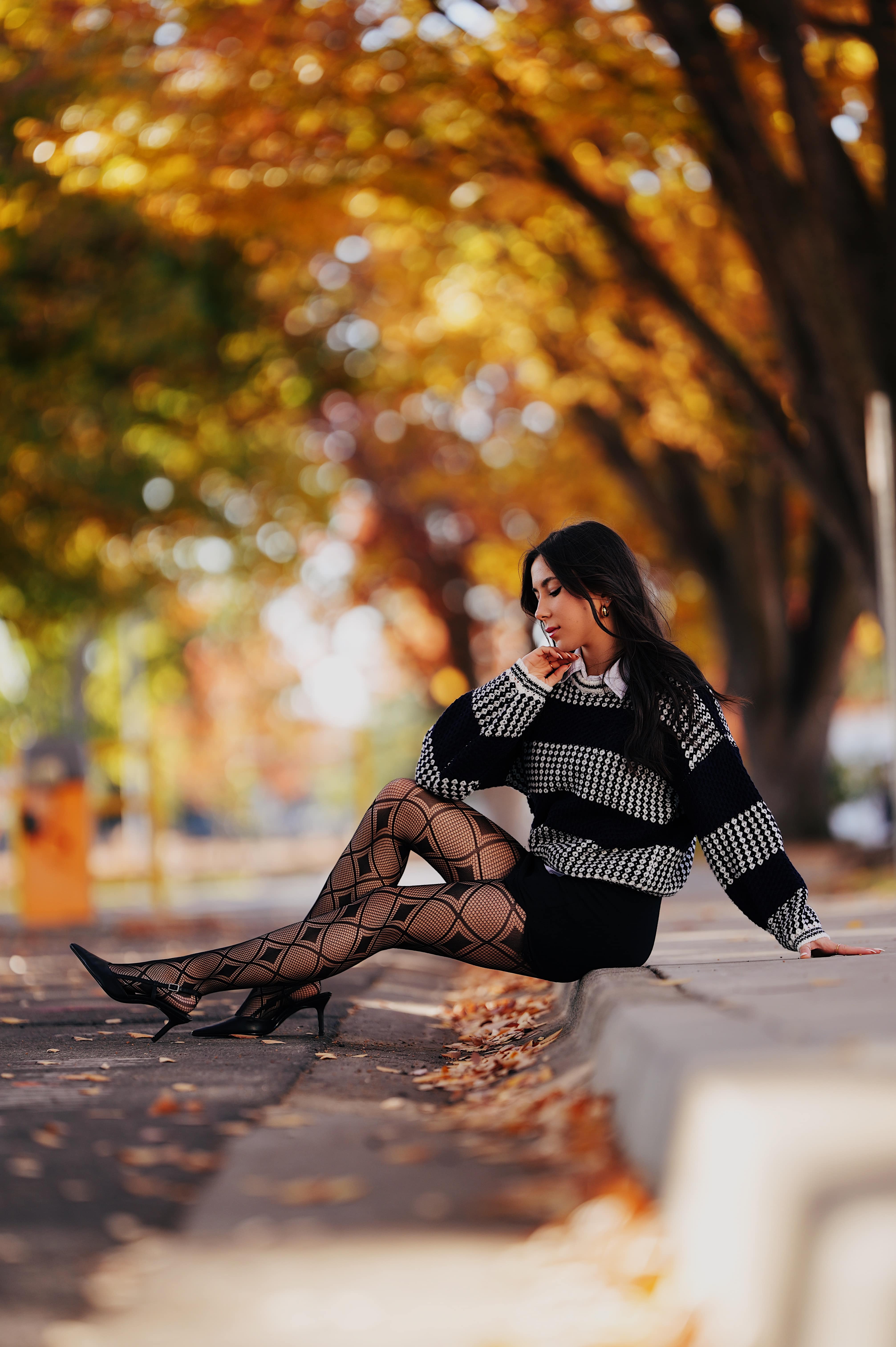 Sitting Pose with extended leg | Sony A7iv | Model: arsishakirova