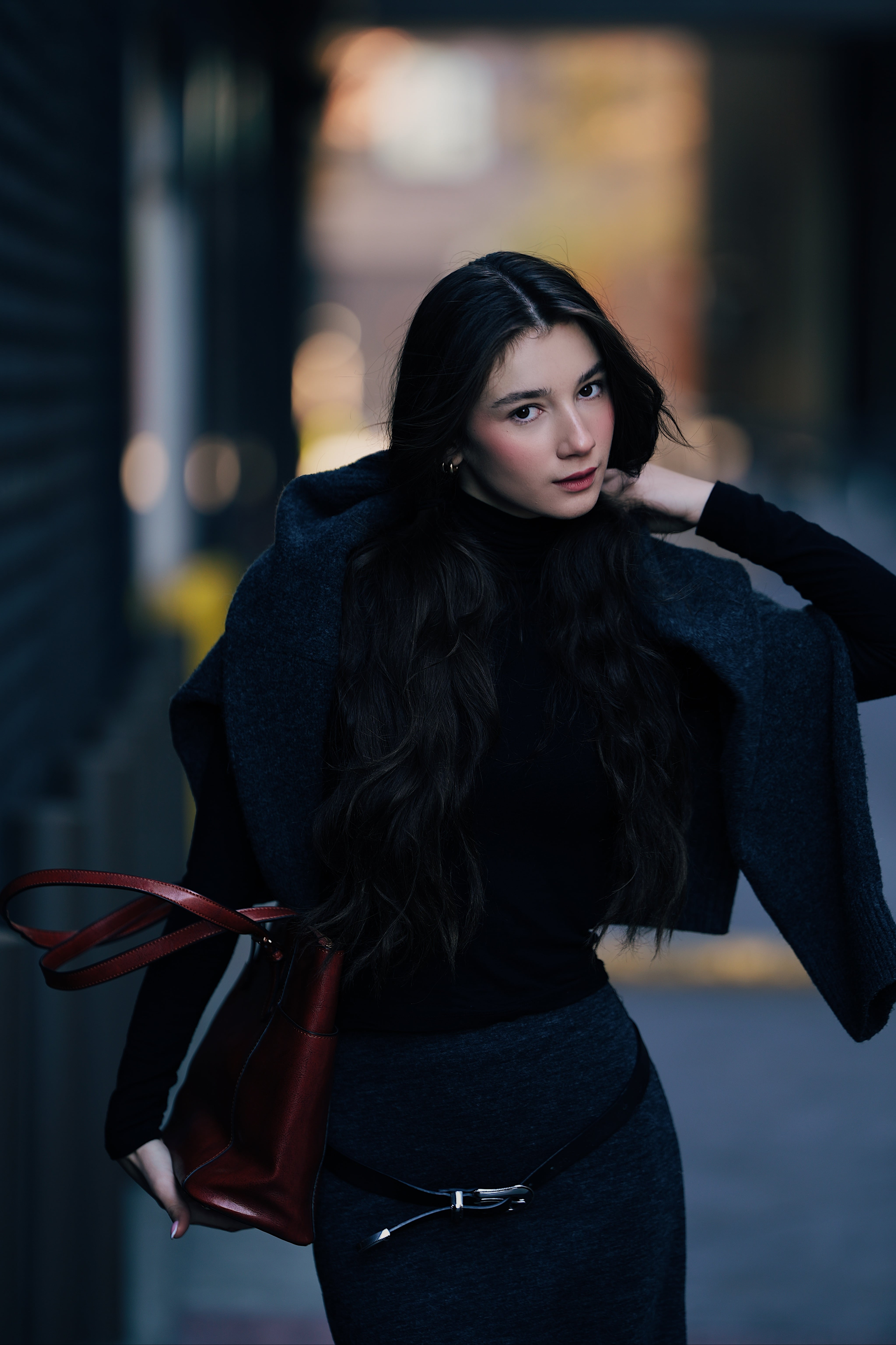 Samyang 135mm Bokeh Portrait, ISO 100, 1/160s, F1.8 | Model: rosinashakirova | Sony A7iv