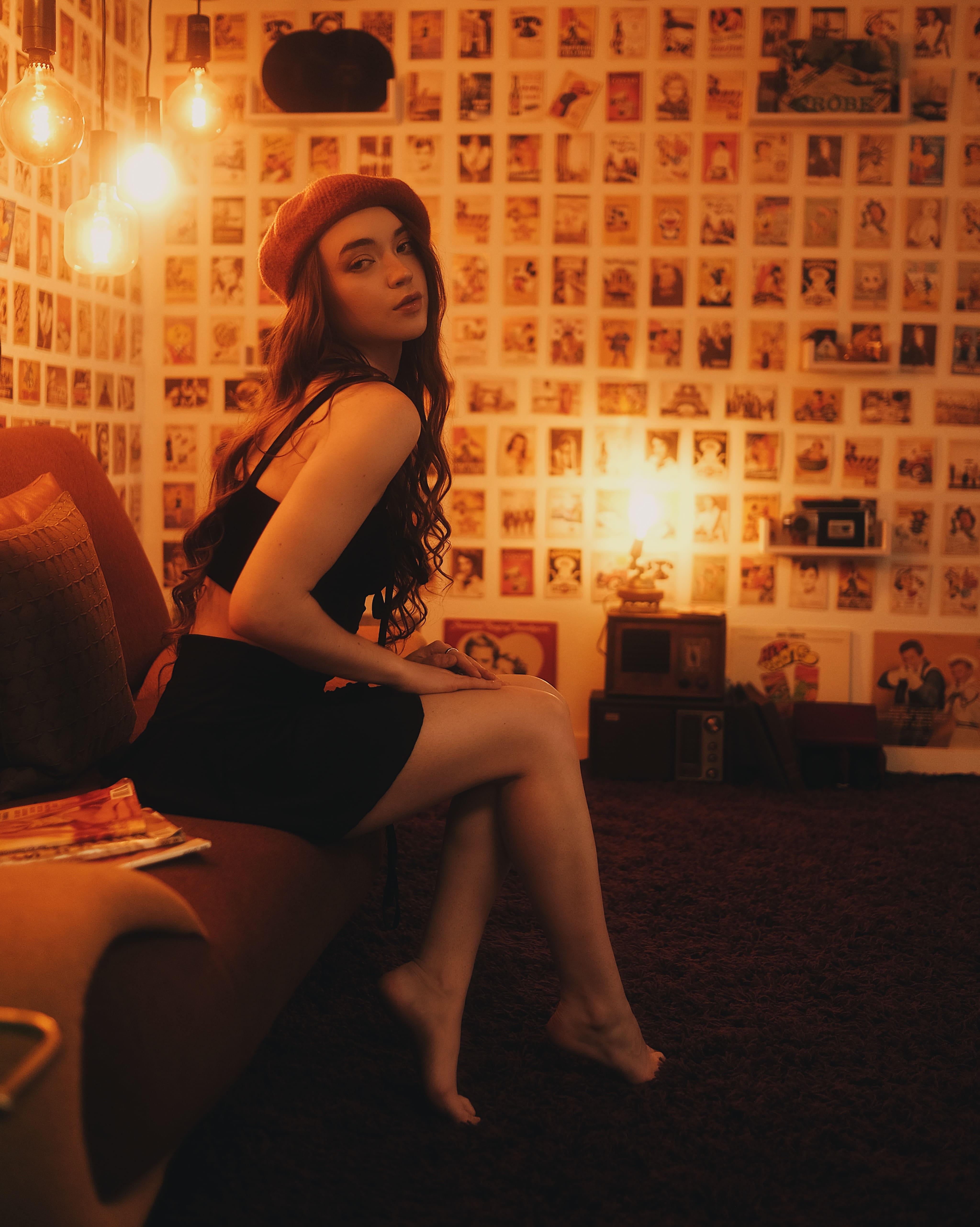 Background Lamp | ISO 320, 1/125s, 23mm F1.4 | Model: kristenjcounts