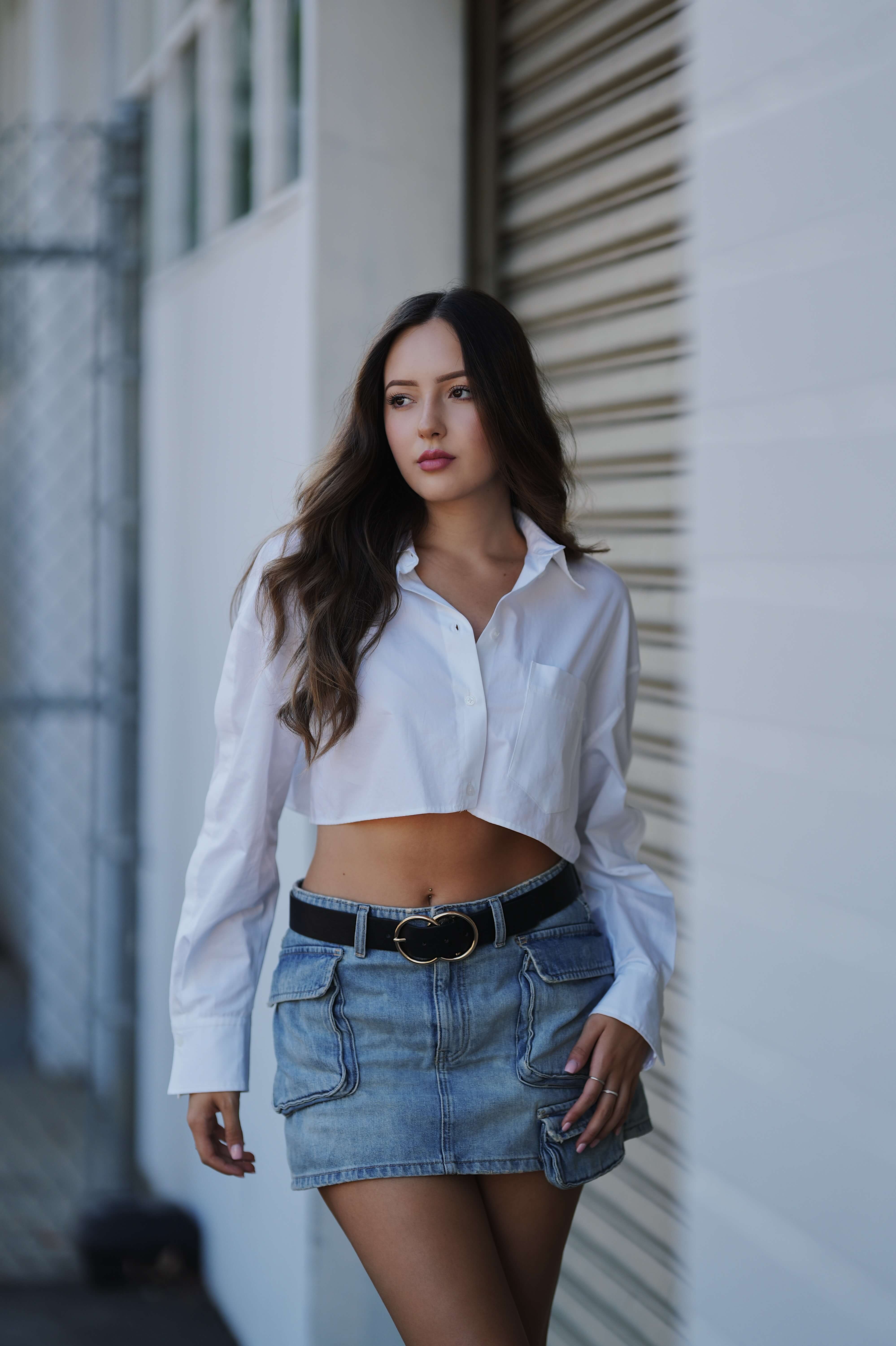 Sigma 105mm F1.4 Sony A7iv | Model: andreailieva_5 | ISO 100, 1/1250s, F1.4